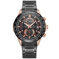 Kenneth Scott Men's Chronograph Black Dial Watch - K22104-KBBB