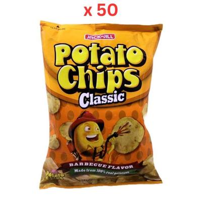Jack N Jill Potato Chips Classic Barbrque 60G Pack of 50