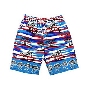 Men's Swim Shorts Swim Trunks Bottoms Quick Dry Micro-elastic Drawstring - Swimming Diving Surfing Water Sports Floral  Botanical Tie Dye Autumn  Fall Spring Summer Lightinthebox