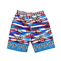 Men's Swim Shorts Swim Trunks Bottoms Quick Dry Micro-elastic Drawstring - Swimming Diving Surfing Water Sports Floral  Botanical Tie Dye Autumn  Fall Spring Summer Lightinthebox - thumbnail