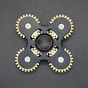 Four Corners EDC Five Gear Colorful Fidget Pattern Hand Spinner Rotating Toys Alloy Fingertips Gyro