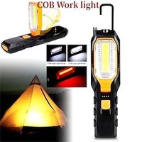 LED Work Light Rechargeable COB Inspection Light With 4 Modes Super Bright Worklight 90Rotate Handheld Flashlight Work Lamp For Car Repair Home Use Emergency miniinthebox - thumbnail