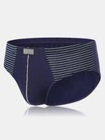 Cotton Striped Breathable Brief