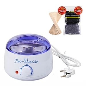 Hot Waxing Kit Wax Hair Removal Machine Waxing Heater 100g Hard Wax Bean 10pcs Wax Applicator Sticks Lightinthebox