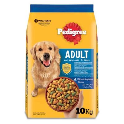 Pedigree Chicken & Vegetables Adult Dry Dog Food 10Kg