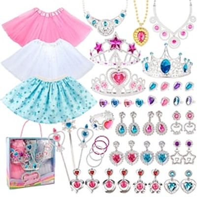 Children's Little Angel Performance Dressing up Fluffy Skirt Angel Stick Princess Crystal Shoes Crown Love Sticker Pendant Set Lightinthebox Children's Little Angel Performance Dressing up Fluffy Skirt Angel Stick Princess Crystal Shoes Crown Love Sticker Pendant Set Lightinthebox