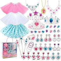 Children's Little Angel Performance Dressing up Fluffy Skirt Angel Stick Princess Crystal Shoes Crown Love Sticker Pendant Set Lightinthebox - thumbnail