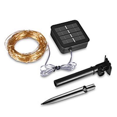 Outdoor Solar String Light LED Solar Garden Light 30m String Lights 300 LEDs 1Set Mounting Bracket 1 set Warm White RGB White Christmas New Year's Waterproof Solar Decorative Solar Powered miniinthebox Outdoor Solar String Light LED Solar Garden Light 30m String Lights 300 LEDs 1Set Mounting Bracket 1 set Warm White RGB White Christmas New Year's Waterproof Solar Decorative Solar Powered miniinthebox