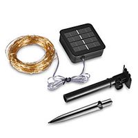 Outdoor Solar String Light LED Solar Garden Light 30m String Lights 300 LEDs 1Set Mounting Bracket 1 set Warm White RGB White Christmas New Year's Waterproof Solar Decorative Solar Powered miniinthebox - thumbnail