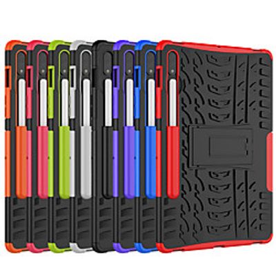 Case For Samsung Galaxy Samsung Tab A 8.0 2019 T290 295 Samsung Tab A8 2019 P200 205 Samsung TAB A 8.0 2017 T380 T385 Shockproof with Stand Back Cover Solid Colored TPU PC miniinthebox