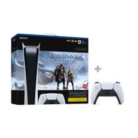 Sony PlayStation 5 Digital Console Ragnarok Bundle + White Controller (CFI1216B01GOWRVCH-CFIZCT1W-R-KIT)