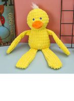 For Pet Plush Squeaky Flannel Duck Animal Toy For Dog