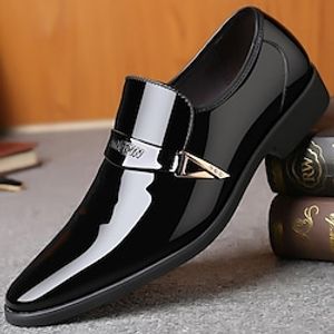 Men's Loafers  Slip-Ons Leather Loafers Business Casual Outdoor Daily PU Breathable Black Brown Spring Fall Lightinthebox