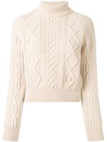 Chanel Pre-Owned 1996 cable-knit jumper - PINK