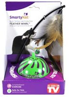 Smartykat Feather Whirl Electronic Motion Ball Cat Toy