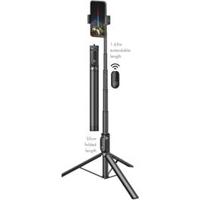 Switch Foldable Selfie Tripod 165cm with Bluetooth Remote, Black