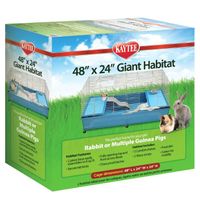 Kaytee Mfh 48X24 2Pc Giant Habitat W/Casters Mfh And Open Living Habitats