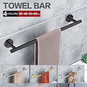 Bathroom Towel Bar, Bath Accessories Thicken Stainless Steel Shower Towel Rack for Bathroom, Towel Holder Wall Mounted 30-60cm miniinthebox
