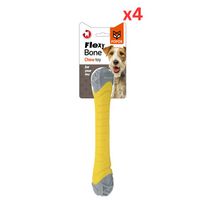 FOFOS Flexy Bone Chew Toy Large (Pack of 4)