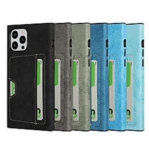 Phone Case For Apple Back Cover Leather iPhone 12 Pro Max 11 SE 2020 X XR XS Max 8 7 iPhone 11 Pro iPhone 11 Pro Max Shockproof Water Resistant Leather Solid Color PU Leather miniinthebox