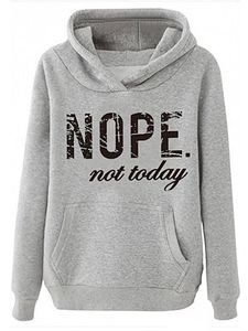 Autumn And Winter Print Plus Velvet Sweatshirt