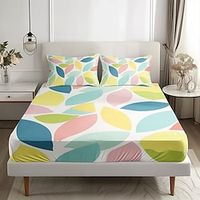 Geometry Fitted Sheet Set Ultra Soft Breathable Silky Bed Sheets Deep Pocket 100% Microfiber Bedding Sheets 3 Piece Queen King Size Lightinthebox Geometry Fitted Sheet Set Ultra Soft Breathable Silky Bed Sheets Deep Pocket 100% Microfiber Bedding Sheets 3 Piece Queen King Size Lightinthebox