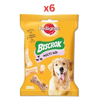 Pedigree Biscrok Dog Treats 200G (Pack of 6)