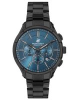 Beverly Hills Polo Club Men's Multi Function Dark Blue Dial Watch - BP3304X.690