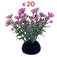 Aquarium Plastic Plant -S234-W2.5XH5 Cm Pack Of 20