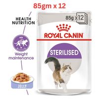 Royal Canin Feline Health Nutrition Sterilised Jelly Wet Food Pouches Cat Wet Food - thumbnail
