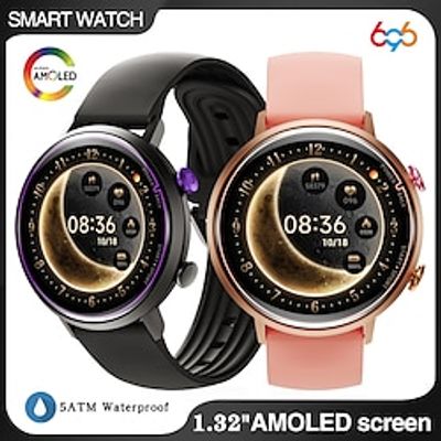 696 w2 Smart Watch 1.32 inch Smart Band Fitness Bracelet Bluetooth Pedometer Call Reminder Sleep Tracker Compatible with Android iOS Women Hands-Free Calls Message Reminder Always on Display IP 67 Lightinthebox