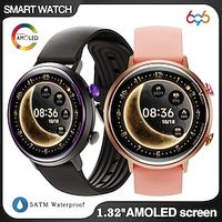 696 w2 Smart Watch 1.32 inch Smart Band Fitness Bracelet Bluetooth Pedometer Call Reminder Sleep Tracker Compatible with Android iOS Women Hands-Free Calls Message Reminder Always on Display IP 67 Lightinthebox - thumbnail