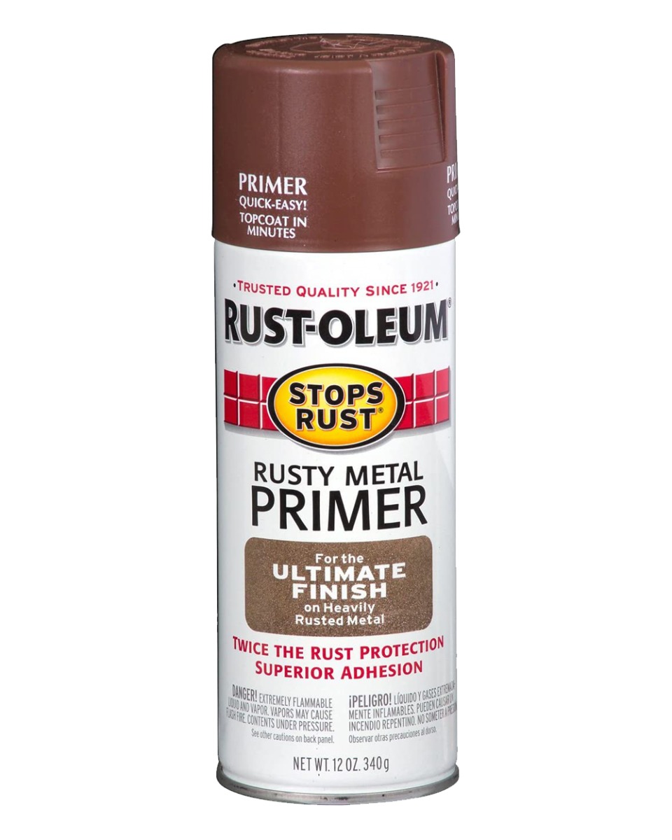 RustOleum Stops Rust Flat Rusty Metal Primer 12 Oz