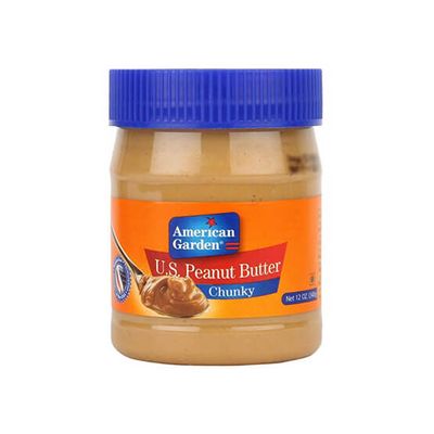 American Garden Chunky Peanut Butter 340gm (717273501850) American Garden Chunky Peanut Butter 340gm (717273501850)