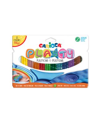 Carioca Plasty 150g Model Clay Pack of 12