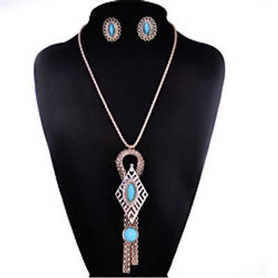 May Polly  New fashion jewelry set tassel women's Long Necklace Lightinthebox