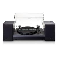 Lenco LS-301BK - Turntable With Bluetooth and Two Separate Speakers - Black - thumbnail