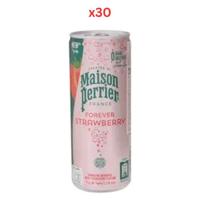 Maison Perrier Strawberry Slim Maison Perrier Strawberry Slim Can 250Ml Pack Of 30
