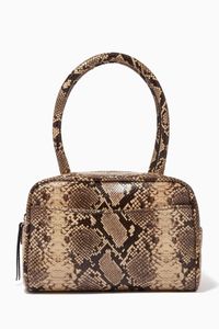 Martin Bag in Snakeskin-Embossed Leather