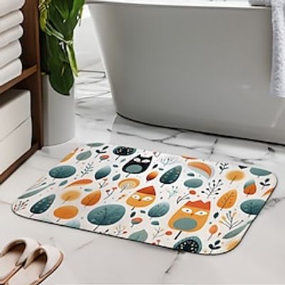 Bath Mats A Creative Absorbent Bathroom Rug Diatomaceous Earth Cute Lightinthebox