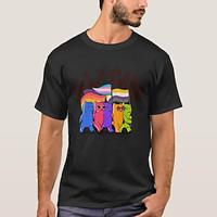 LGBT LGBTQ T-shirt Pride Shirts Rainbow Funny Lesbian Gay T-shirt For Couple's Unisex Adults' Hot Stamping Pride Parade Pride Month Lightinthebox