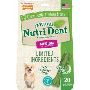 Nylabone Nutri Dent Fresh Breath 20 Count Pouch Medium