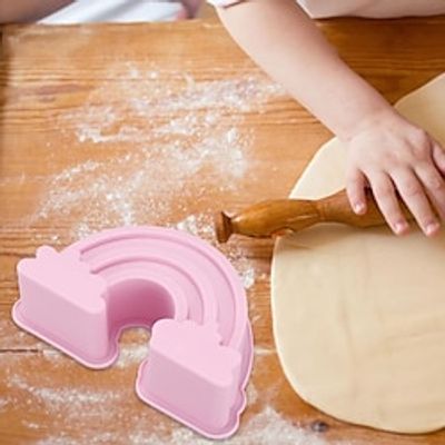 1pc 3D Silicone Mold, Fondant Mold for DIY Pudding Chocolate Crystal Candy Desserts Ice Cube Gum Paste Cupcake Cake Topper Decoration Soap Mould Handmade Ice Cream, Baking Tools, Kitchen Gadgets Lightinthebox