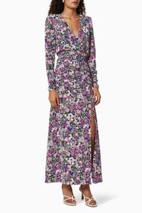 Anais Silk Midi Dress