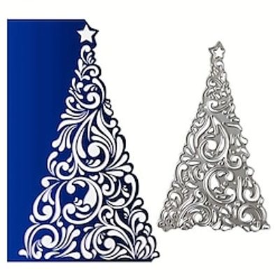 Scrapbooking Christmas Tree Card Making Album Edge Cutting Die Embossing EmbossingDIY Materials Lightinthebox