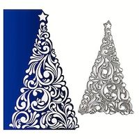 Scrapbooking Christmas Tree Card Making Album Edge Cutting Die Embossing EmbossingDIY Materials Lightinthebox - thumbnail