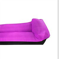 Color-blocking Pillow Type Lazy Inflatable Sofa Oxford Cloth Outdoor Portable Air Sofa Bed Lightinthebox - thumbnail