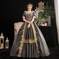 Gothic Victorian Vintage Inspired Medieval Dress Party Costume Prom Dress Princess Shakespeare Women's Ball Gown Halloween Party Evening Party Masquerade Dress Lightinthebox