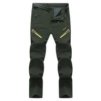 Mens Warm Fleece Lining Water-repellent Outdoor Sport Pants