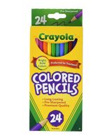 Crayola 24 Count Colored Pencils Long Crayola 24 Count Colored Pencils Long